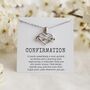 Confirmation Gift Necklace For Girl, Heart Infinity Charm, thumbnail 11 of 12