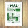 Personalised 70th Birthday Golf Print, thumbnail 5 of 8
