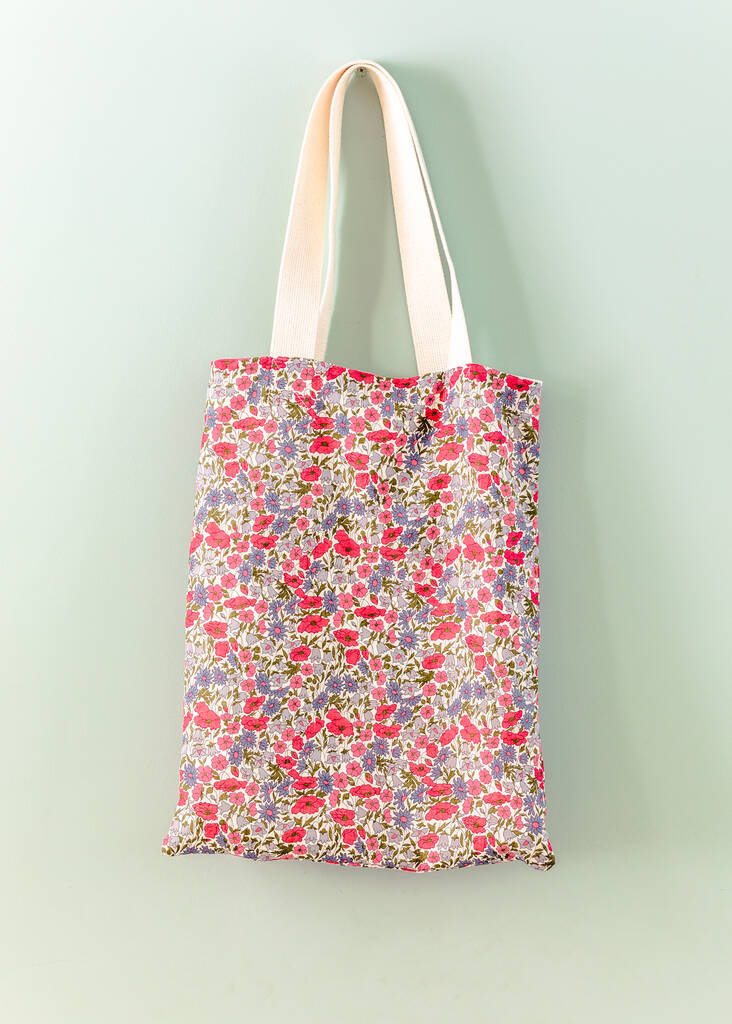 Tote Bags Made With Liberty Fabrics By Poppy And Honesty ...