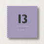 Personalised 13th Birthday Memories Album, thumbnail 1 of 12