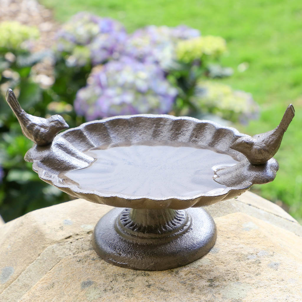 Love Birds Bird Bath By Dibor