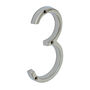 Brass Bee Premium House Numbers In Nickel Five Inch, thumbnail 5 of 11
