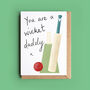 Dad, Daddy Or Grandad Cricket Pun Mug, thumbnail 4 of 6