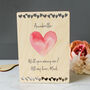 Personalised Wooden Card Sending Love, thumbnail 4 of 5
