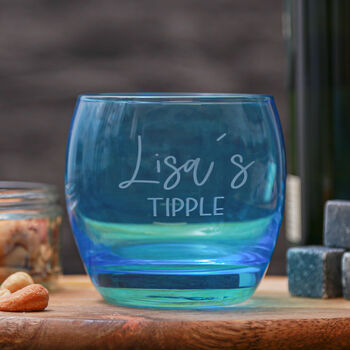 Personalised Tipple Coloured Whisky Glass, 2 of 7