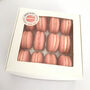 Raspberry Pink Macarons Gift Box Of 12, thumbnail 3 of 3
