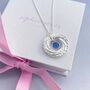 Personalised 70th Birthday Necklace With Birthstone, thumbnail 2 of 4