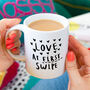 Love At First Swipe Online Dating Mug, thumbnail 4 of 9