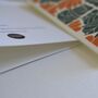 Rudbeckia Block Print Notecards Set Of Eight, thumbnail 2 of 4