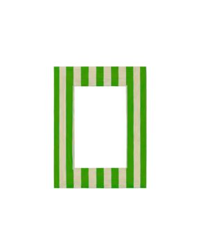 Upcycled Hand Painted Stripe Eco Wooden Photo Frame, 4 of 12