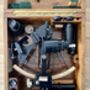 Antique British Nautical Sextant Kelvin And Hughes With Original Case, thumbnail 1 of 12