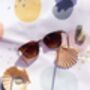 Classic Rounded Square Sunglasses In Tortoise Shell, thumbnail 3 of 4