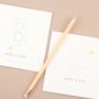 Personalised Blue Initial 'Make A Wish' Birthday Card, thumbnail 4 of 5
