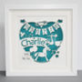 Personalised New Baby Paper Cut Picture, thumbnail 6 of 8