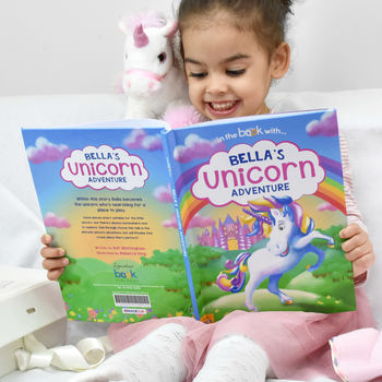 Personalised Luxury Giftboxed Unicorn Book And Toy Set, 2 of 2