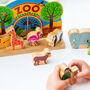 Children's Wooden Toy Zoo Play Set, thumbnail 3 of 3