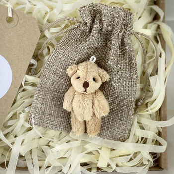 A Little Brown Pocket Teddy Bear Hug Thinking Of You Gift, 6 of 9