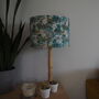 Jungle Print Lampshade White, thumbnail 1 of 6