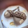 Personalised Hand Iced Little Acorns And Oak Leaf Biscuit Gift Box, thumbnail 5 of 8