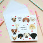 'Best Dog Mum' Or Dad, Birthday Card, thumbnail 3 of 6