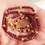 Blue Lapis Lazuli Short Beaded Layering Necklace, thumbnail 8 of 11