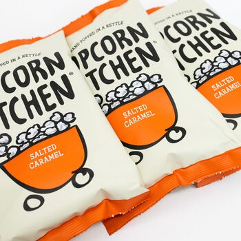 Salted Caramel Popcorn Sharing Bags 100g X Six, 2 of 2