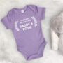 Personalised Our First Fathers Day Babygrow, thumbnail 7 of 9