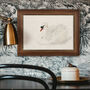 Swan Painting Print, Framed Or Unframed Circa 1700s, thumbnail 9 of 11
