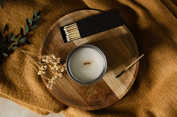 50th Birthday Wood Wick Candle For Her, 2 of 5
