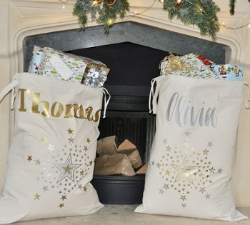 Personalised Contemporary Christmas Sack, 2 of 6