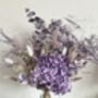 Purple Hydrangea Dried Flower Bouquet, thumbnail 9 of 10