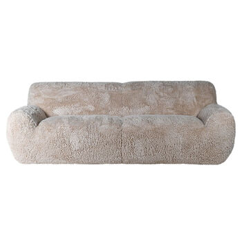Yeti Shaggy Faux Sheepskin Sofa, 7 of 7