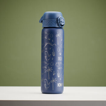 Personalised Dinosaur Children's School Ion8 Water Bottle, 2 of 9