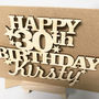 Personalised 30th Birthday Card Keepsake, thumbnail 10 of 10