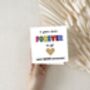 Wood Five Year Anniversary Card, thumbnail 7 of 7