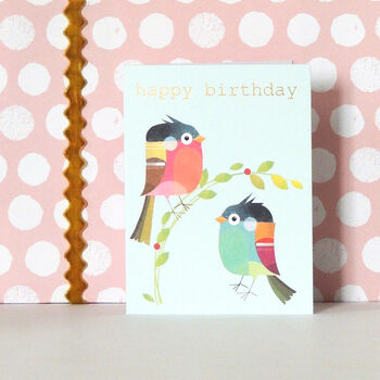 Mini Birdie Birthday Card, 5 of 5