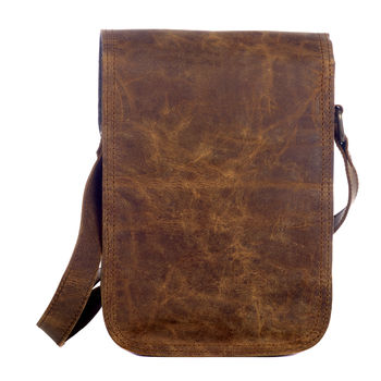 Personalised Buffalo Leather Satchel Style Shoulder Bag, 8 of 10