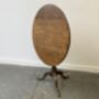 19th Century Antique Oak Round Tilt Top Table, thumbnail 6 of 10