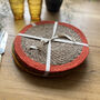 Respiin Set Of Six Seagrass And Jute Tablemats Brights, thumbnail 2 of 11