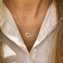 Interlocking Hearts Necklace, thumbnail 1 of 8