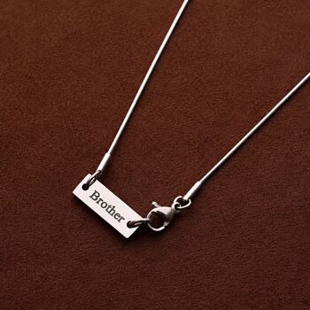 Customisable Silver Snake Chain Necklace, 4 of 9