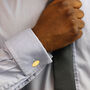 Personalised 9ct Solid Gold Oval Cufflinks, thumbnail 2 of 5