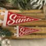Team Santa Pennant Style Flag Embroidered Fabric Patch Two Sizes To Choose From, thumbnail 1 of 2