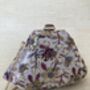 Purple Statement Handcrafted Floral Clutch Bag, thumbnail 1 of 6
