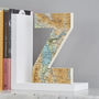 Personalised Map Location Letter Bookend, thumbnail 5 of 7
