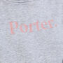 Aw Personalised Bold Name Embroidered Sweatshirt, thumbnail 5 of 8