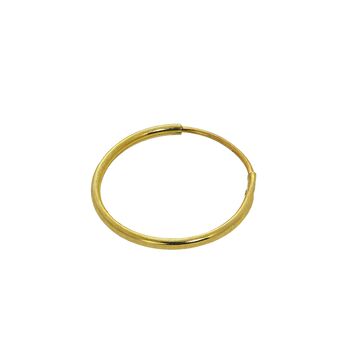 9ct Gold 10mm Lightweight Nose Ring, 2 of 3