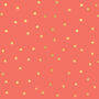 Gold Foiled Coral Stars Wrapping Paper Two Sheets, thumbnail 2 of 4