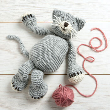 Chloe The Cat Knitting Kit, 2 of 11