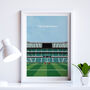 England Twickenham Rugby Stadium Art Print Personalised Gift, thumbnail 1 of 6